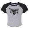 Women's Micro Rib Raglan Baby Tee Thumbnail