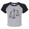 Women's Micro Rib Raglan Baby Tee Thumbnail