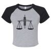 Women's Micro Rib Raglan Baby Tee Thumbnail