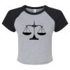 Women's Micro Rib Raglan Baby Tee Thumbnail