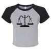 Women's Micro Rib Raglan Baby Tee Thumbnail