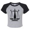 Women's Micro Rib Raglan Baby Tee Thumbnail