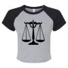 Women's Micro Rib Raglan Baby Tee Thumbnail