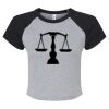 Women's Micro Rib Raglan Baby Tee Thumbnail