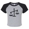 Women's Micro Rib Raglan Baby Tee Thumbnail