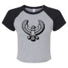 Women's Micro Rib Raglan Baby Tee Thumbnail