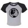 Women's Micro Rib Raglan Baby Tee Thumbnail