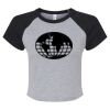Women's Micro Rib Raglan Baby Tee Thumbnail