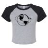 Women's Micro Rib Raglan Baby Tee Thumbnail