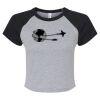 Women's Micro Rib Raglan Baby Tee Thumbnail