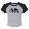 Women's Micro Rib Raglan Baby Tee Thumbnail