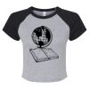 Women's Micro Rib Raglan Baby Tee Thumbnail