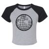 Women's Micro Rib Raglan Baby Tee Thumbnail