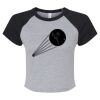 Women's Micro Rib Raglan Baby Tee Thumbnail