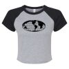 Women's Micro Rib Raglan Baby Tee Thumbnail