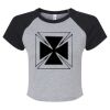 Women's Micro Rib Raglan Baby Tee Thumbnail