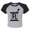 Women's Micro Rib Raglan Baby Tee Thumbnail