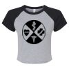 Women's Micro Rib Raglan Baby Tee Thumbnail