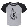 Women's Micro Rib Raglan Baby Tee Thumbnail