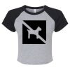 Women's Micro Rib Raglan Baby Tee Thumbnail