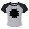 Women's Micro Rib Raglan Baby Tee Thumbnail