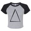 Women's Micro Rib Raglan Baby Tee Thumbnail