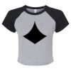 Women's Micro Rib Raglan Baby Tee Thumbnail