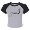 Women's Micro Rib Raglan Baby Tee Thumbnail
