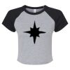 Women's Micro Rib Raglan Baby Tee Thumbnail