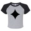 Women's Micro Rib Raglan Baby Tee Thumbnail