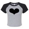 Women's Micro Rib Raglan Baby Tee Thumbnail