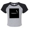 Women's Micro Rib Raglan Baby Tee Thumbnail