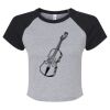 Women's Micro Rib Raglan Baby Tee Thumbnail