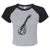 Women's Micro Rib Raglan Baby Tee Thumbnail