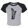 Women's Micro Rib Raglan Baby Tee Thumbnail
