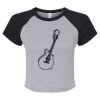 Women's Micro Rib Raglan Baby Tee Thumbnail