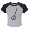 Women's Micro Rib Raglan Baby Tee Thumbnail