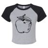 Women's Micro Rib Raglan Baby Tee Thumbnail
