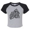 Women's Micro Rib Raglan Baby Tee Thumbnail