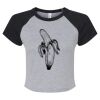 Women's Micro Rib Raglan Baby Tee Thumbnail