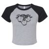 Women's Micro Rib Raglan Baby Tee Thumbnail