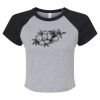 Women's Micro Rib Raglan Baby Tee Thumbnail