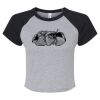 Women's Micro Rib Raglan Baby Tee Thumbnail