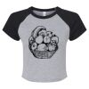 Women's Micro Rib Raglan Baby Tee Thumbnail