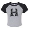 Women's Micro Rib Raglan Baby Tee Thumbnail