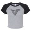 Women's Micro Rib Raglan Baby Tee Thumbnail