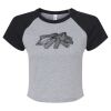Women's Micro Rib Raglan Baby Tee Thumbnail