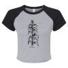 Women's Micro Rib Raglan Baby Tee Thumbnail