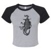 Women's Micro Rib Raglan Baby Tee Thumbnail