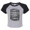 Women's Micro Rib Raglan Baby Tee Thumbnail
